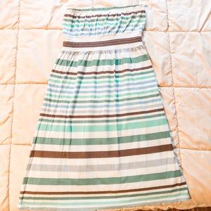 Striped Tube Top dress
